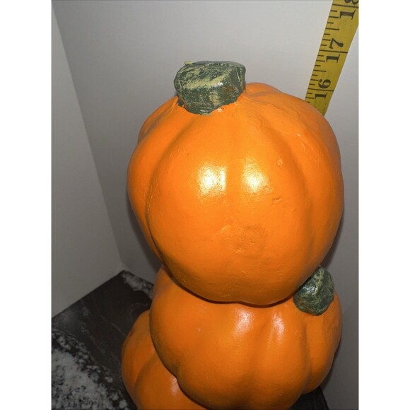 Vtg 1999 Paper Magic Stacked Jack-O-Lantern Pumpkin Lighted Totem Halloween Rare - Picture 8 of 16